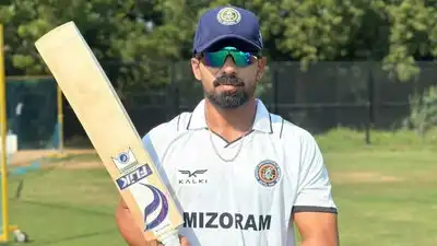 Chinmay Sutar played for the India Under-23 team in the 2019 ACC Emerging Teams Asia Cup