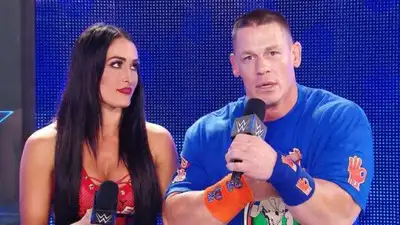 Because that’s one of Cena’s moves, then Nikki did an STFU