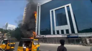 Fire at defunct hotel near Teynampet Metro station: What happened in Chennai