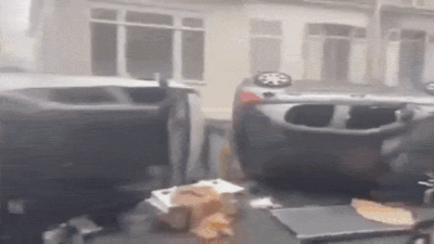 France's student protests spread across the country - videos — Burning cars, clashes and mass