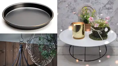 Shared by YouTube creator Loli Ds Creations , this project turns a basic metal pizza pan
