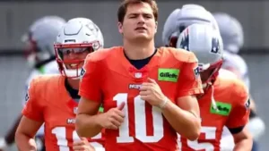 Ahead of the Week 5 clash against the Las Vegas Raiders, all eyes remain on Drake Maye