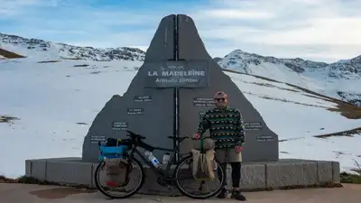 In 2022, a Norwegian man cycled toward India for nine months, then kept riding until 55,000 km