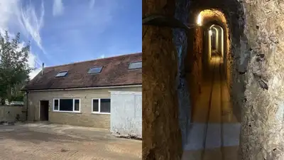 In the 1980s, British civil engineer Tony Deane began digging beneath his family home; 20 years