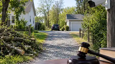 In 2020, a Minnesota couple bought a home reached through a neighbour's gravel driveway; a feud