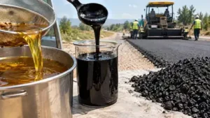 Researchers at Washington State University developed a bio-based asphalt binder using waste