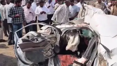 Five people, including an 11-year-old boy, were killed after their car swerved to avoid
