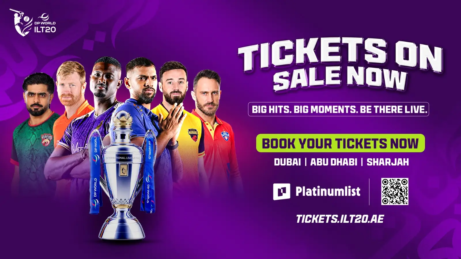 Tickets for ILT20 Season 5 went on sale on Saturday (October 17), with adult prices starting