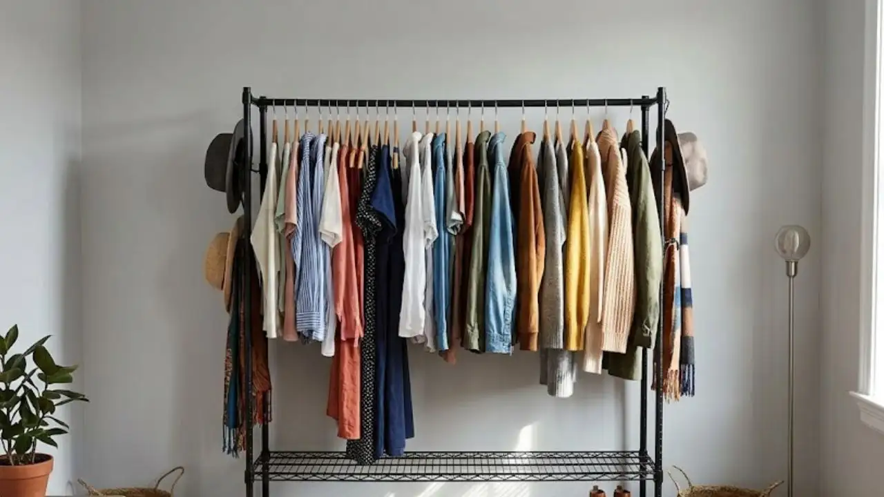 Here are nine practical ways to store clothes without a wardrobe