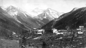Animas Forks was established in 1875 and developed into a centre for hard-rock silver and gold