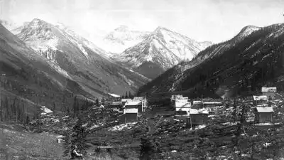 Animas Forks was established in 1875 and developed into a centre for hard-rock silver and gold