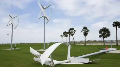 In 2019, a University of Waterloo team gave a small vertical-axis turbine blades that changed