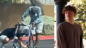 Jordan Hope, an 18-year-old, gave his shoes to a stranger whose footwear was falling apart