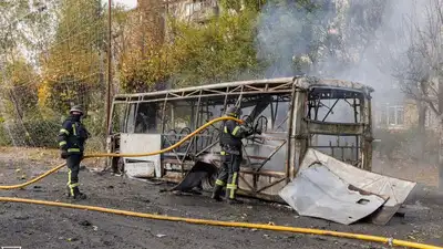 Over 30 people were killed and at least 18 others injured after Russia launched a glide bomb