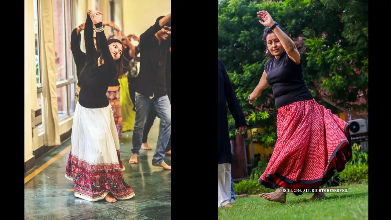 Snap, clap, twirl into the garba spirit