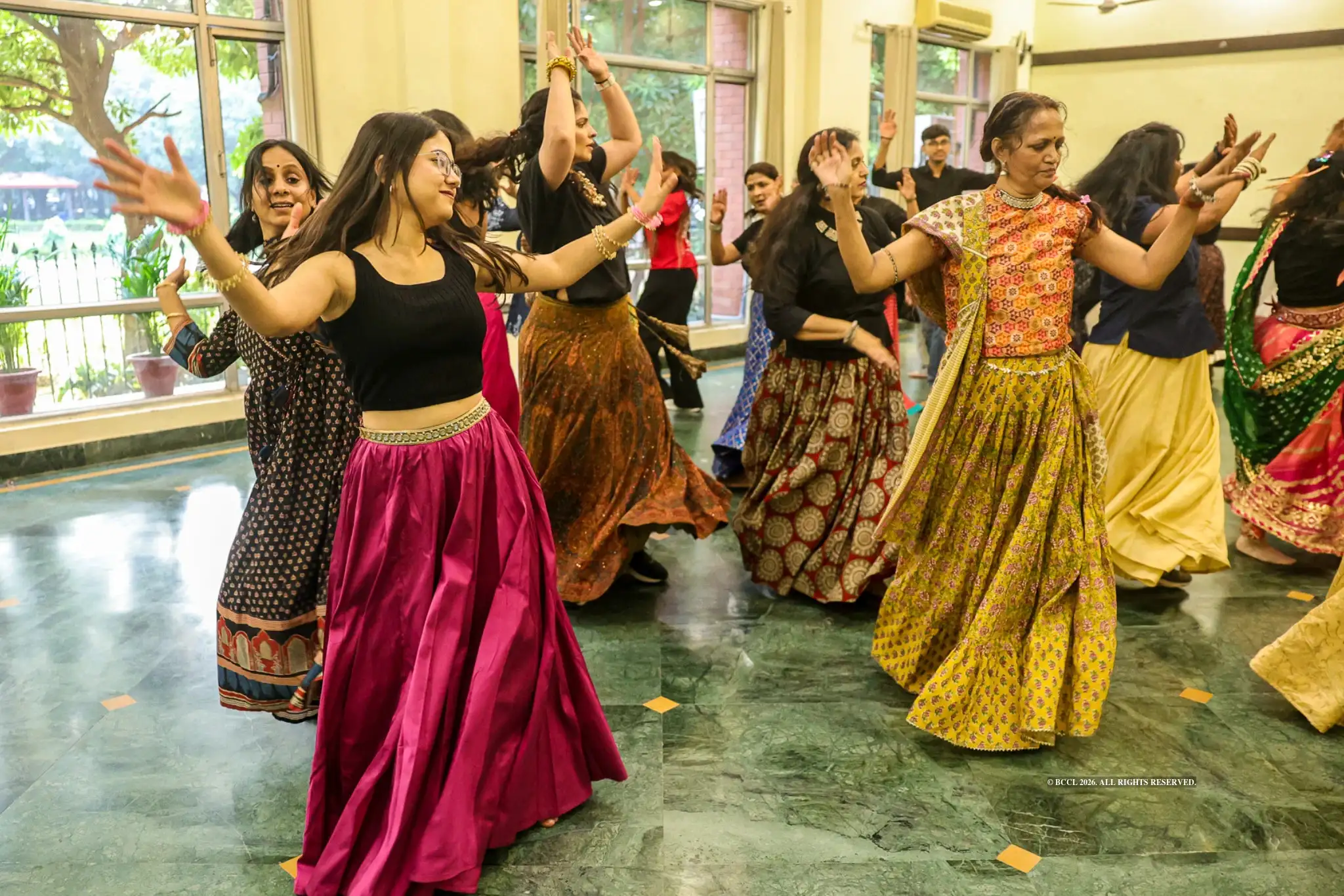 Snap, clap, twirl into the garba spirit