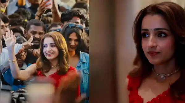 Trisha Krishnan gave this timeless colour a romantic and contemporary touch by wearing