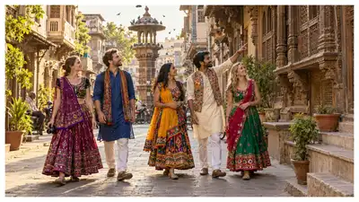The Navratri fever saw people coming to Gujarat to witness garba fever at its best