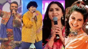 Garba venues in Mumbai are preparing for the Sharadiya Navratra In frame L to R: Parthiv