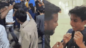 The youth was allegedly assaulted after the organisers noticed that he had removed the tilak