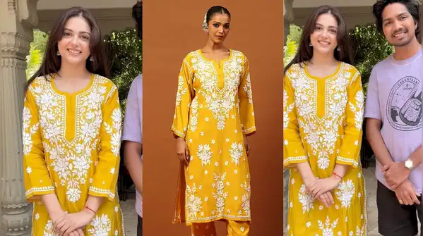 Festive fashion has found a ray of sunlight in Aneet Padda, who did it without the expected
