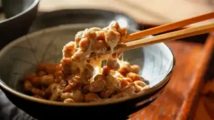 Its pungent aroma and sticky strands can be difficult to receives past, but natto is also