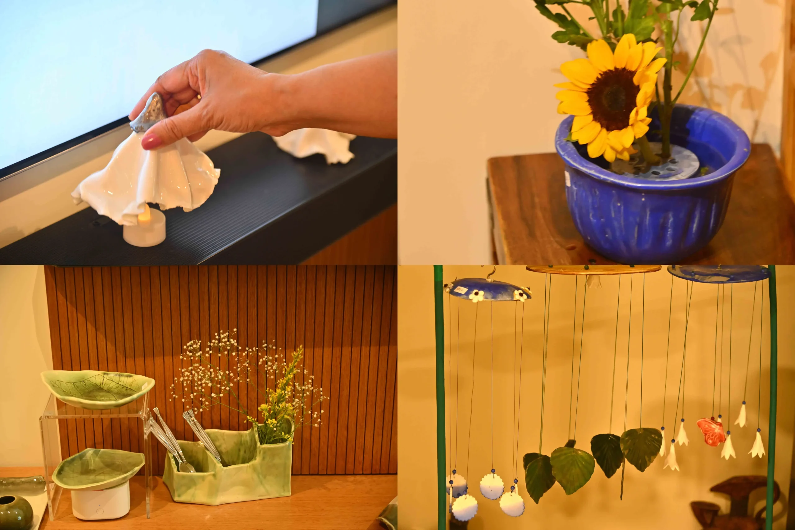 Festive decor receives an earthy edge