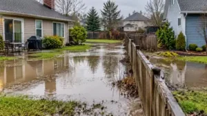 Two neighbours in Michigan, United States, spent years fighting over water flowing