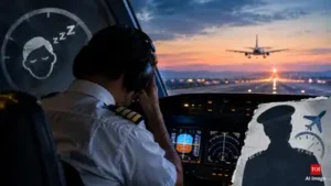 Approximately 63 out of 100 Indian pilots may be drowsy during dawn landings Representative