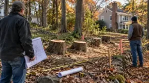 New York men cut 4 trees on neighbour's land after being warned about property line, then confronts