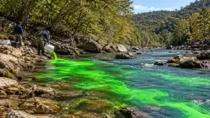 AI-generated representative image of researchers using fluorescent: The wider industry impact
