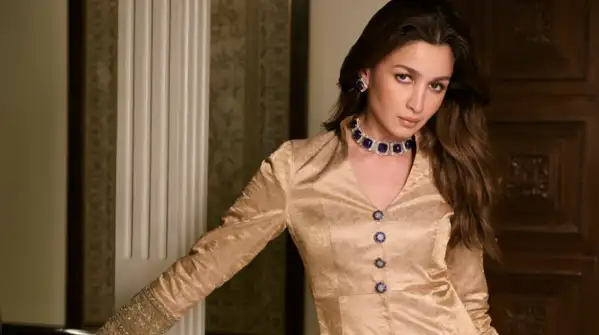 Instagram Alia Bhatt’s original Banarasi jacket was made of gold with an illustration that
