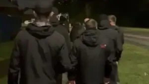 This is your final warning,” he said, before telling them to go home