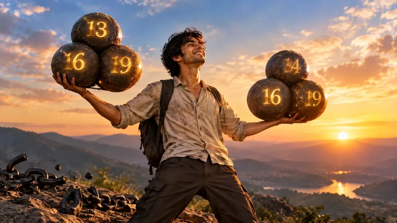 These are called karmic debt numbers, and the four numbers commonly associated with them are