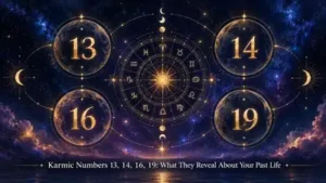 These are called karmic debt numbers, and the four numbers commonly associated with them are