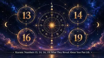 These are called karmic debt numbers, and the four numbers commonly associated with them are