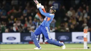 Abhishek Sharma continued his record-breaking run in T20I cricket, surpassing West Indies great
