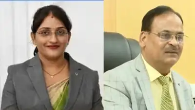 Shivashankarappa S Sahukar (R) and BV Geeta (L) have been arrested by Enforcement Directorate