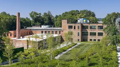 A former precision-tool factory sat abandoned for years before a $43.7 million redevelopment turned