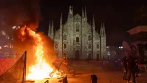 Violent protests over rising living costs and public services spread beyond France