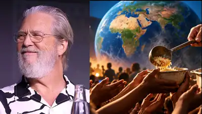 Jeff Bridges felt guilty after learning the scale of global hunger in the 1980s; he joined