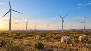 In 2001, the Indian Mesa wind farm began operating in Pecos County: The wider industry impact