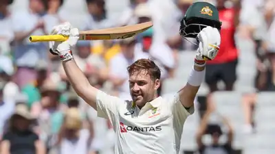 Inglis scored 102 off 135 balls, including 11 fours and two sixes, to become the first