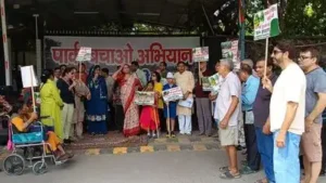 Across the four housing societies of Narmada, Saraswati, Ganga and Yamuna in Delhi’s Vasant
