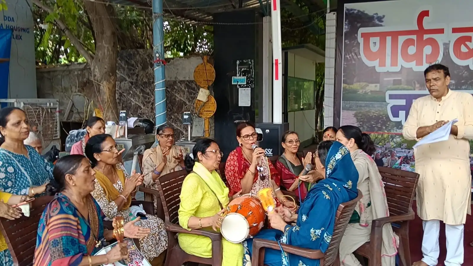 Across the four housing societies of Narmada, Saraswati, Ganga and Yamuna in Delhi’s Vasant