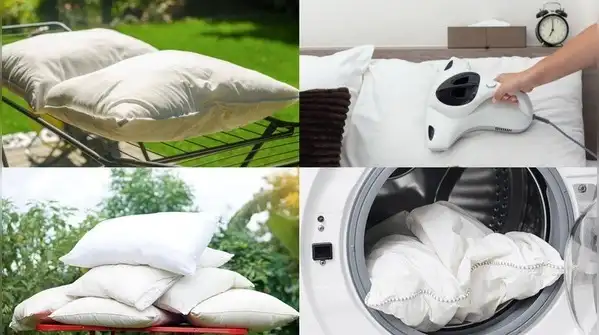 Here are five simple steps to freshen your pillows at home without a machine