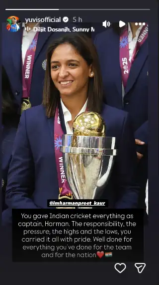 “You gave Indian cricket everything as captain, Harman