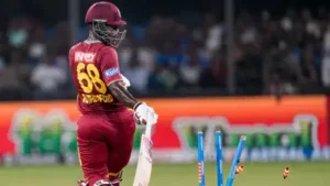 West Indies batters Rovman Powell and Sherfane Rutherford have landed in trouble