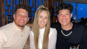 Why has Brittany Mahomes stopped posing warmly with Patrick Mahomes' younger brother Jackson Mahomes