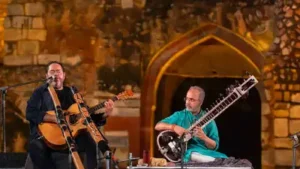 Where Ragas Meet Songlines, the concert brought together Australian Indigenous musician William